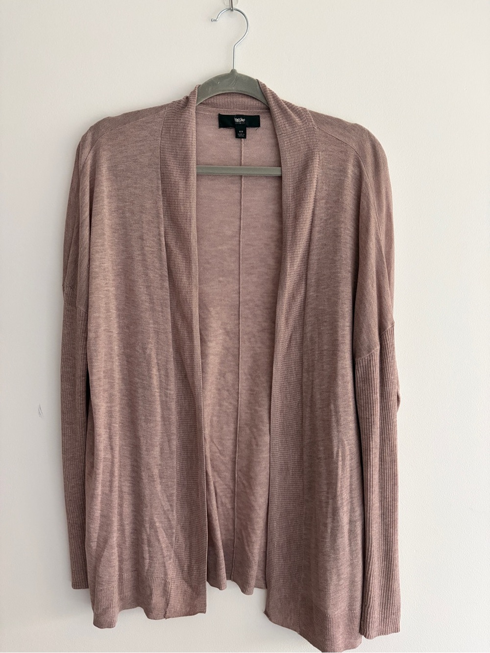 Mossimo Supply Co. Open-Front Cardigan - Dusty Mauve
